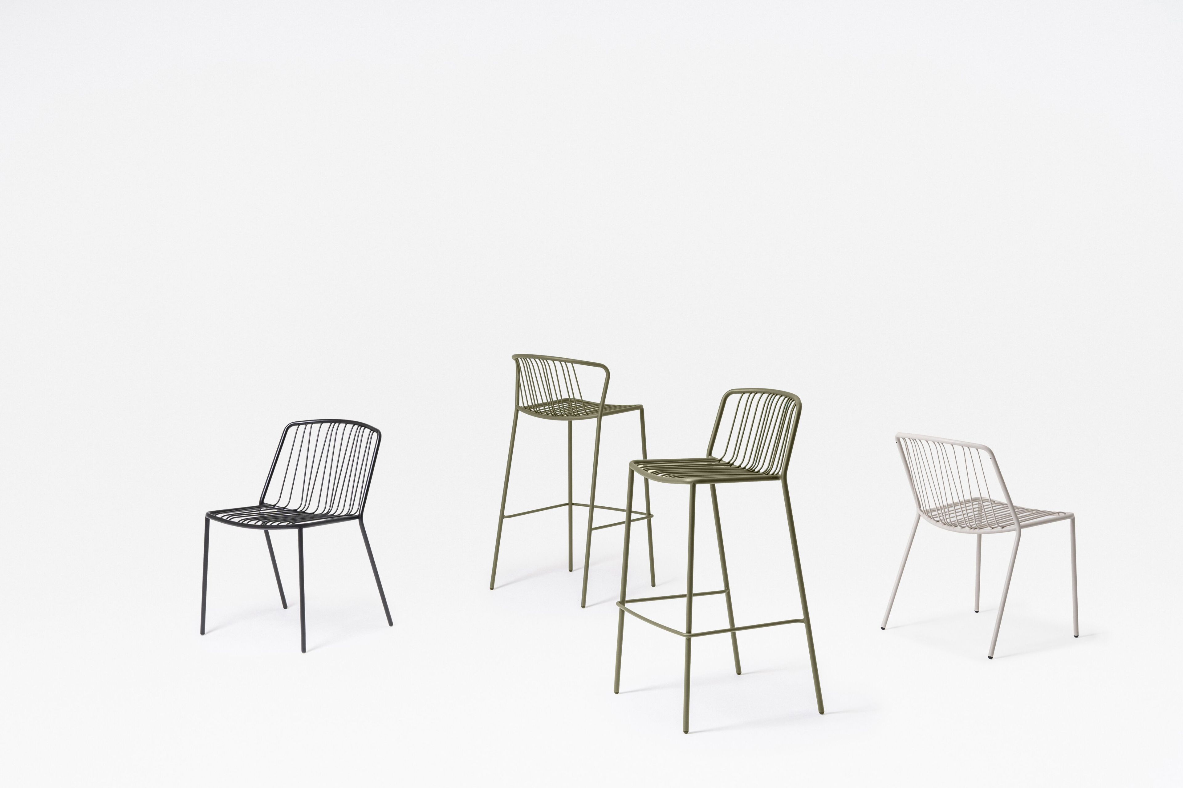 Стальной стул с порошковым покрытием с подлокотниками MDD Bris ARCH-00093647 - Вид №12