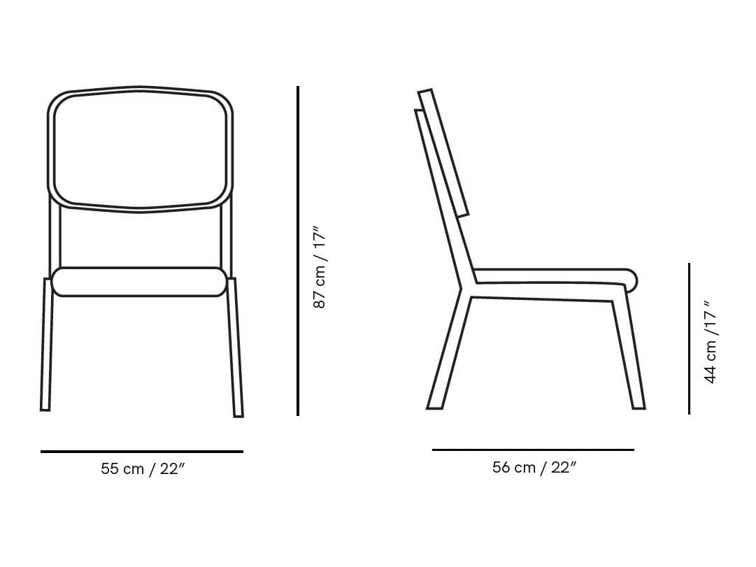 Стул из массива дерева с мягким сиденьем Mambo Unlimited Ideas Karl ARCH-00068888 - Вид №1