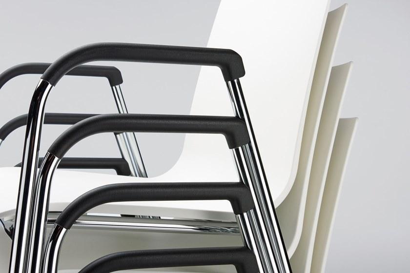 Thonet Штабелируемый стул для конференций из пластика с подлокотниками S 260 sun-id-1421417 - Вид №8