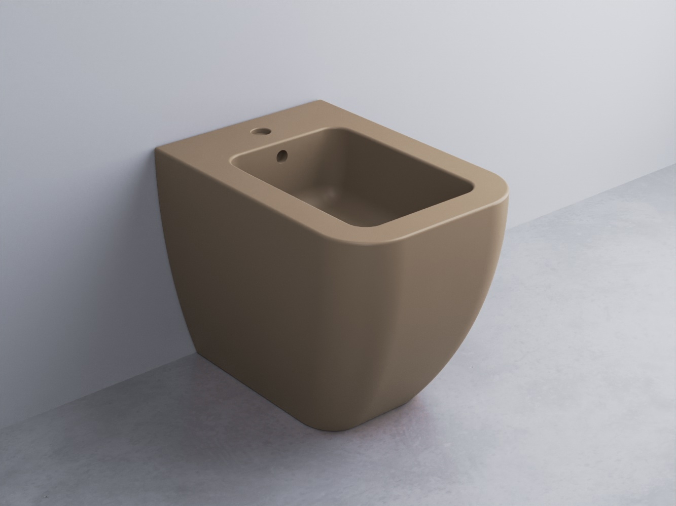 SHCOBI-AN Биде напольное с одним отверстием под смесителем cielo Shui Comfort Ceramica Cielo