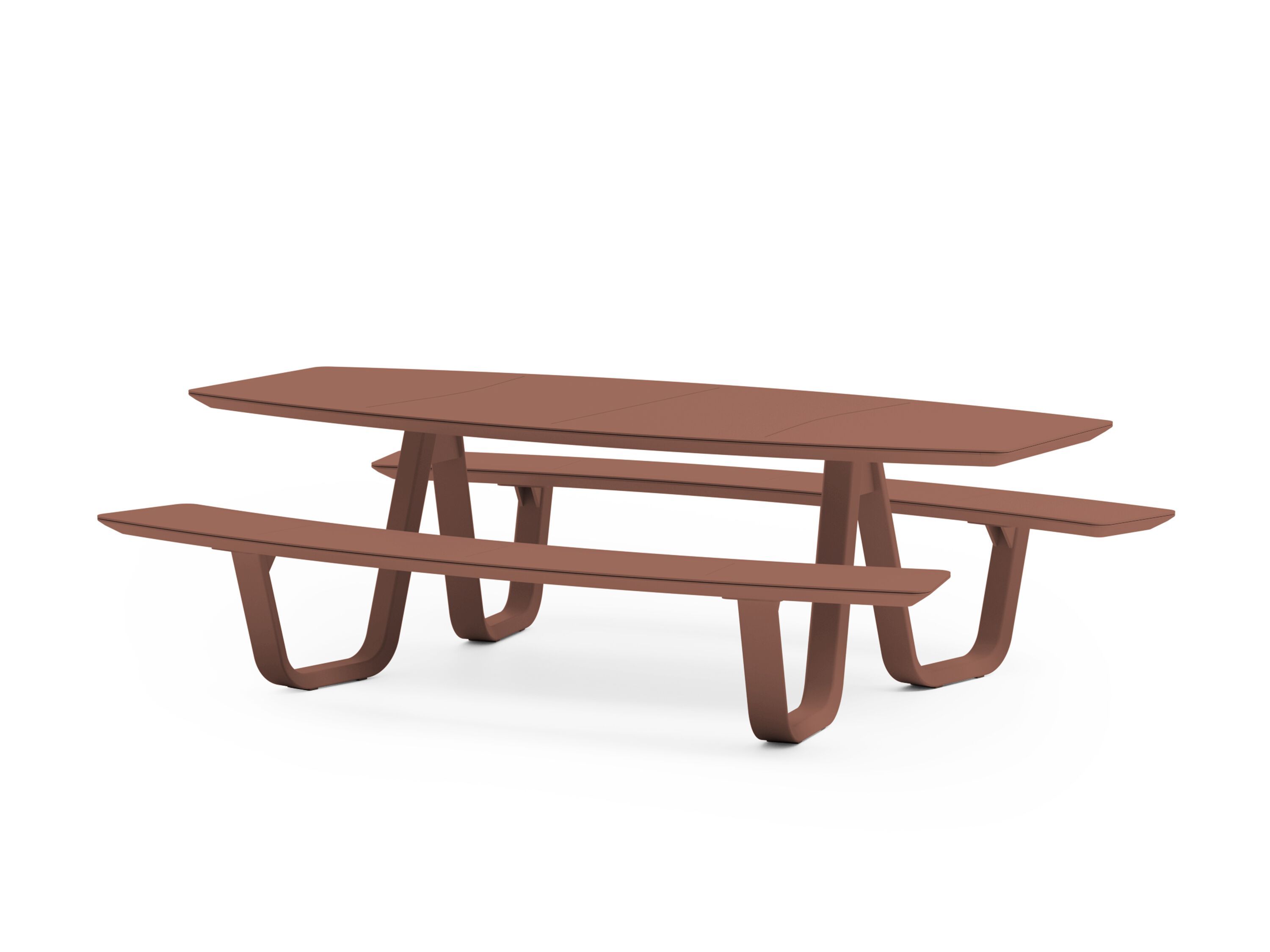 Прямоугольный стол для пикника со встроенными скамейками Atmosphera 8teen ARCH-00084249 - Вид №11