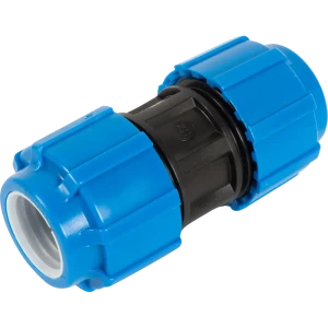 Обжимная муфта ПОЛИТЭК 32x32 мм для полиэтиленовых труб 11738596