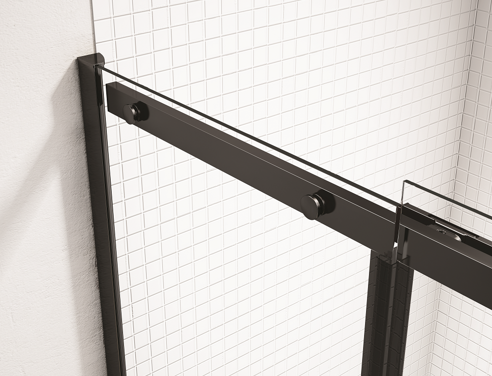 Дверь в нишу BLKBFSL1700H Merlyn Black Черный  - Вид №2