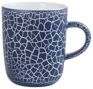 575335O13006C Чашка Пронто Негус 0,35 л синий / серебро (недостатки с малым) Kahla-porzellan