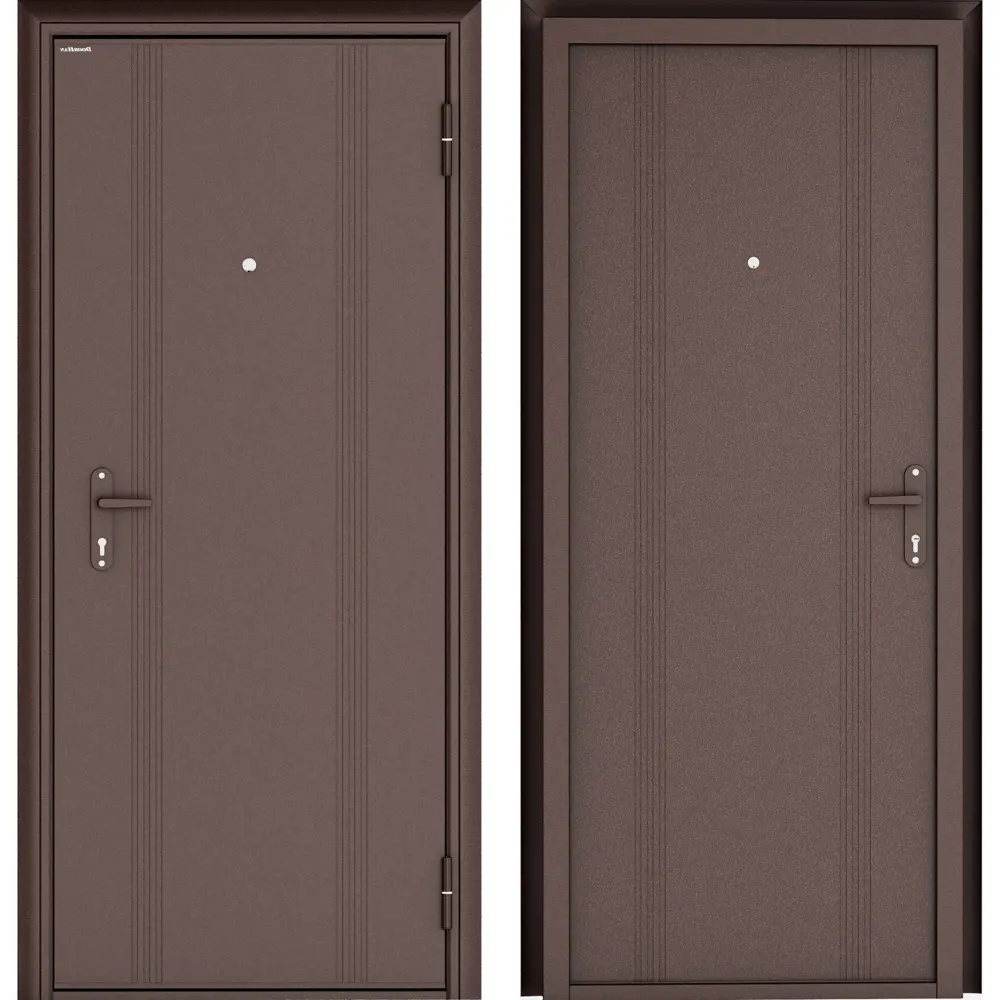 Металлическая входная дверь DOORHAN Эко с антивандальным покрытием 16802307 STLM-0007191
