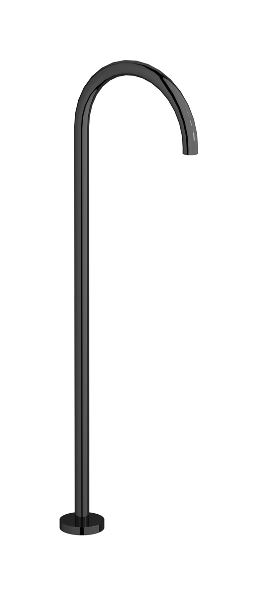 Напольный излив для ванны WE ARE IB rx399cf Black Chrome Reflex