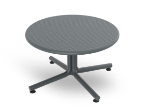 Низкий круглый стол из полипропилена