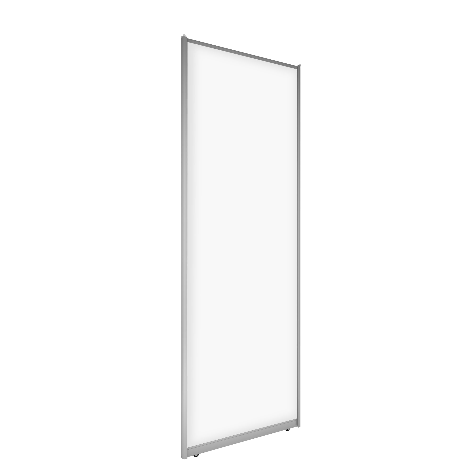 SPACEO Дверь-купе белый ясень с алюминиевым профилем 82335358 STLM-0024799 - Вид №1