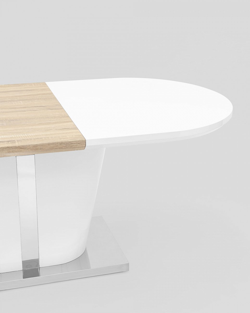 Стол обеденный раздвижной белый 160-220 см "Мулен" STOOL GROUP  00-3958845 Белый  - Вид №6