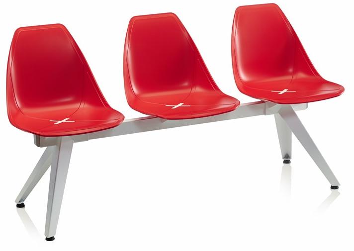 ALMA DESIGN Сиденье на балке перекрытия из полипропилена X chair sun-id-1471644 - Вид №1