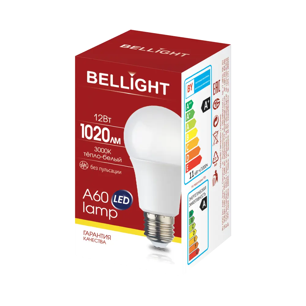 Светодиодная лампа BELLIGHT E27 теплый белый свет для уютного интерьера 88297789 STLM-0921491 - Вид №3