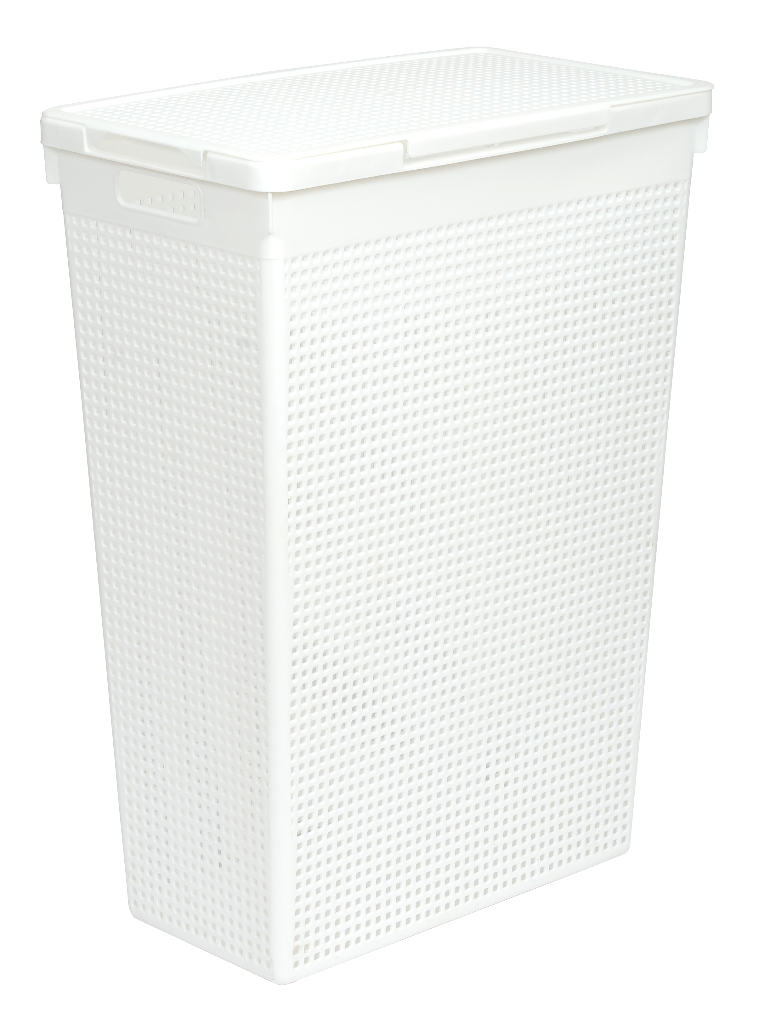 84498345 Корзина для белья цвет белый Лофт STLM-0050641 ВИОЛЕТ 