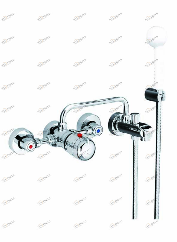 Carlo Poletti S111T0B Смеситель внешний для ванной с душем 