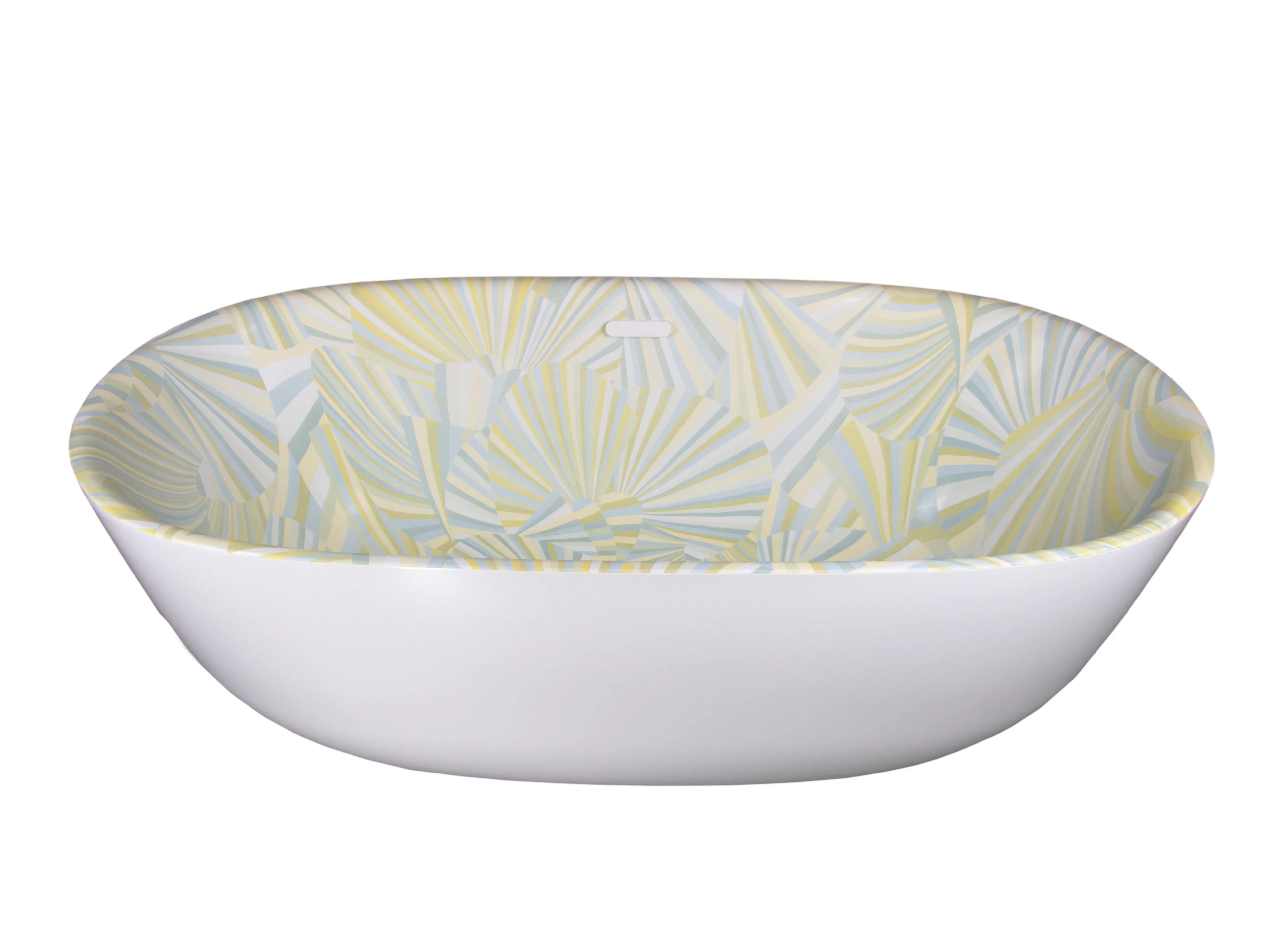 Эмалированная стальная центральная овальная ванна KALDEWEI Avocado Dreams ARCH-00045450