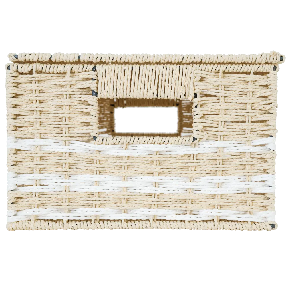 Корзина с крышкой Storidea HXL21.341 S 23x15x31 см 11 л бумага цвет бежевый 82896020 STLM-2170057 - Вид №3