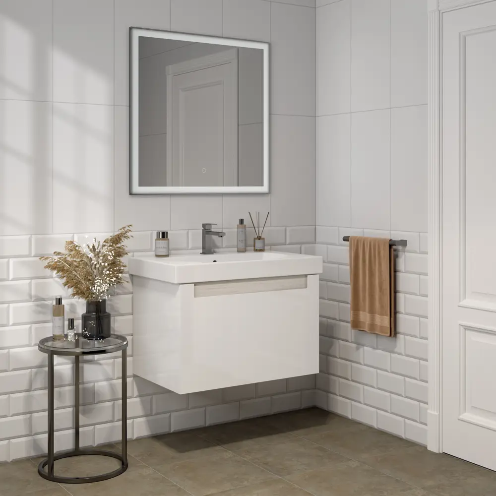 Плитка настенная Kerama Marazzi Карнавал в Венеции 9.9x20 см 0.792 м² цвет белый STLM-2122507 - Вид №6