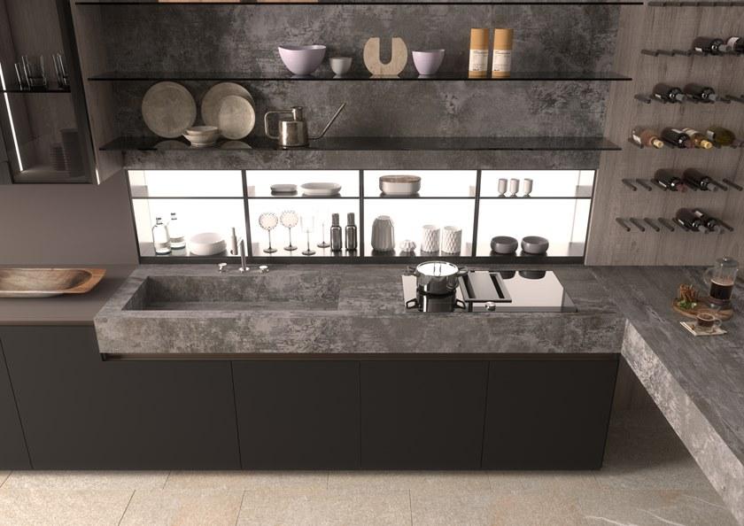 Floritelli Cucine Кухня Dekton® без ручек Ares sun-id-1506111 - Вид №3