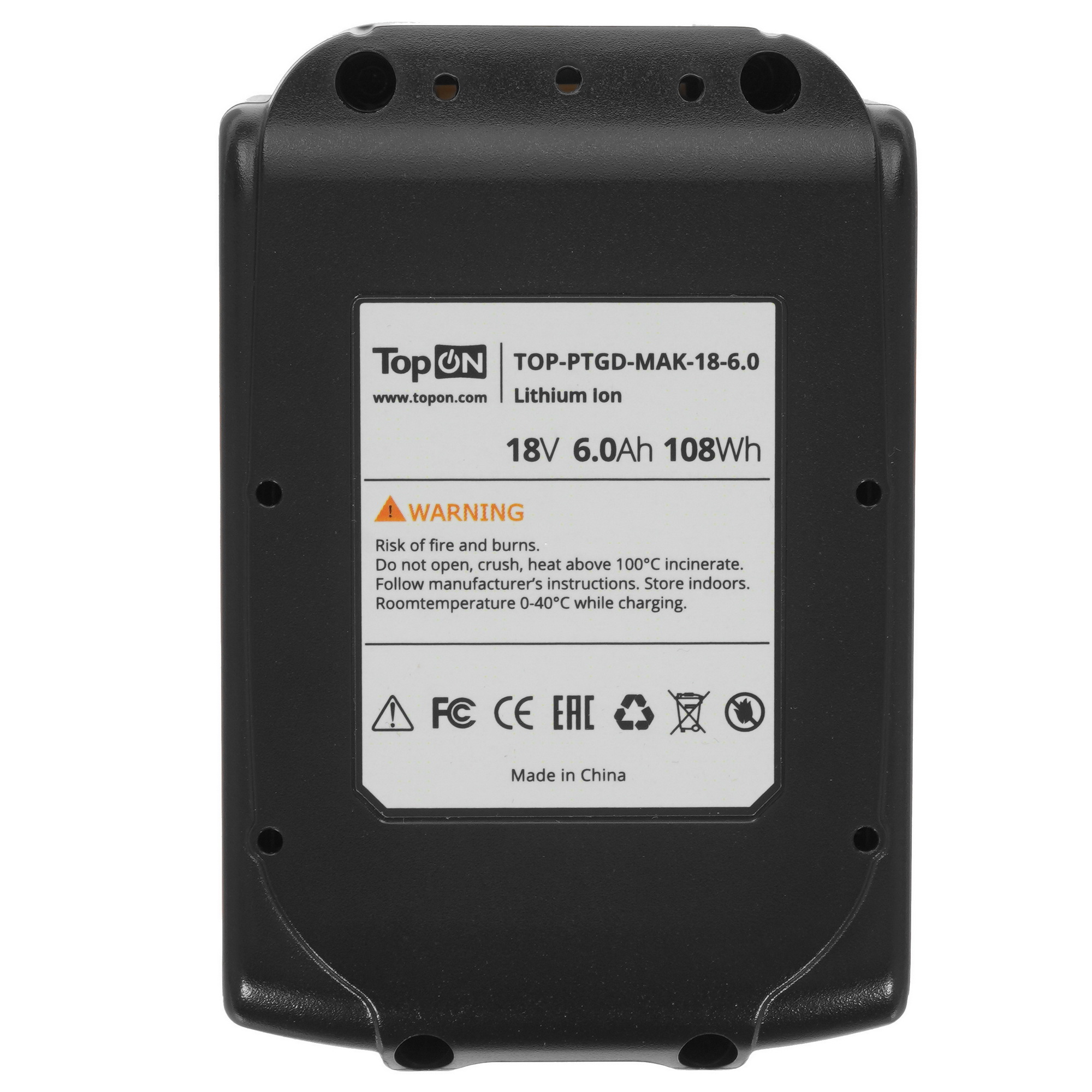 Аккумулятор TopON TOP-PTGD-MAK-18-6.0 9002647 STDN-0076207 - Вид №2