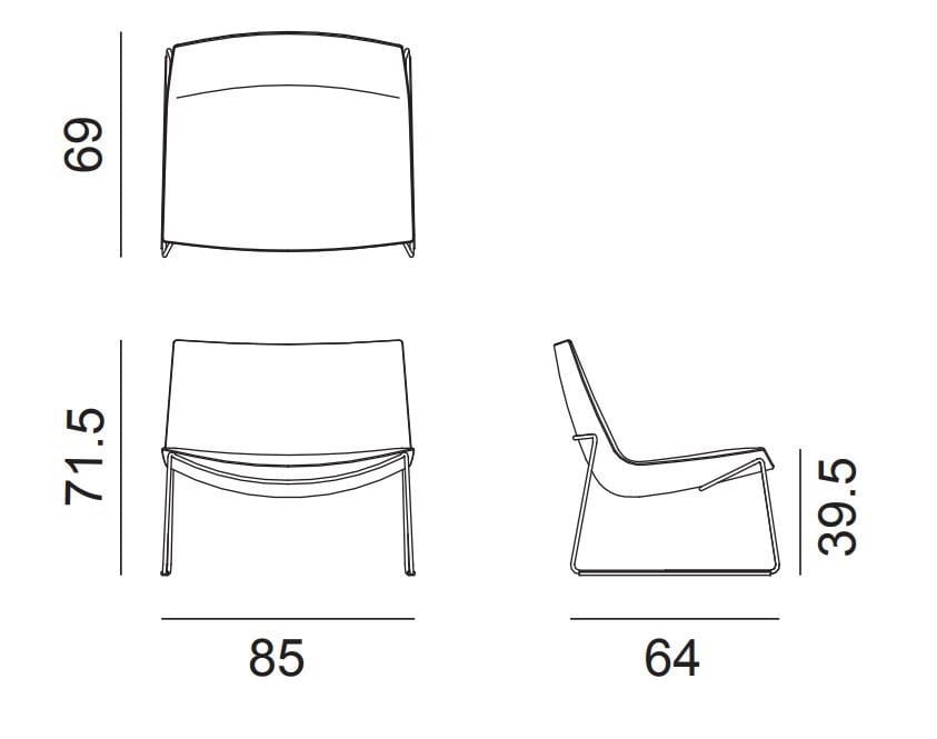 Кресло для салазок Arper Catifa 80 ARCH-00096741 - Вид №8