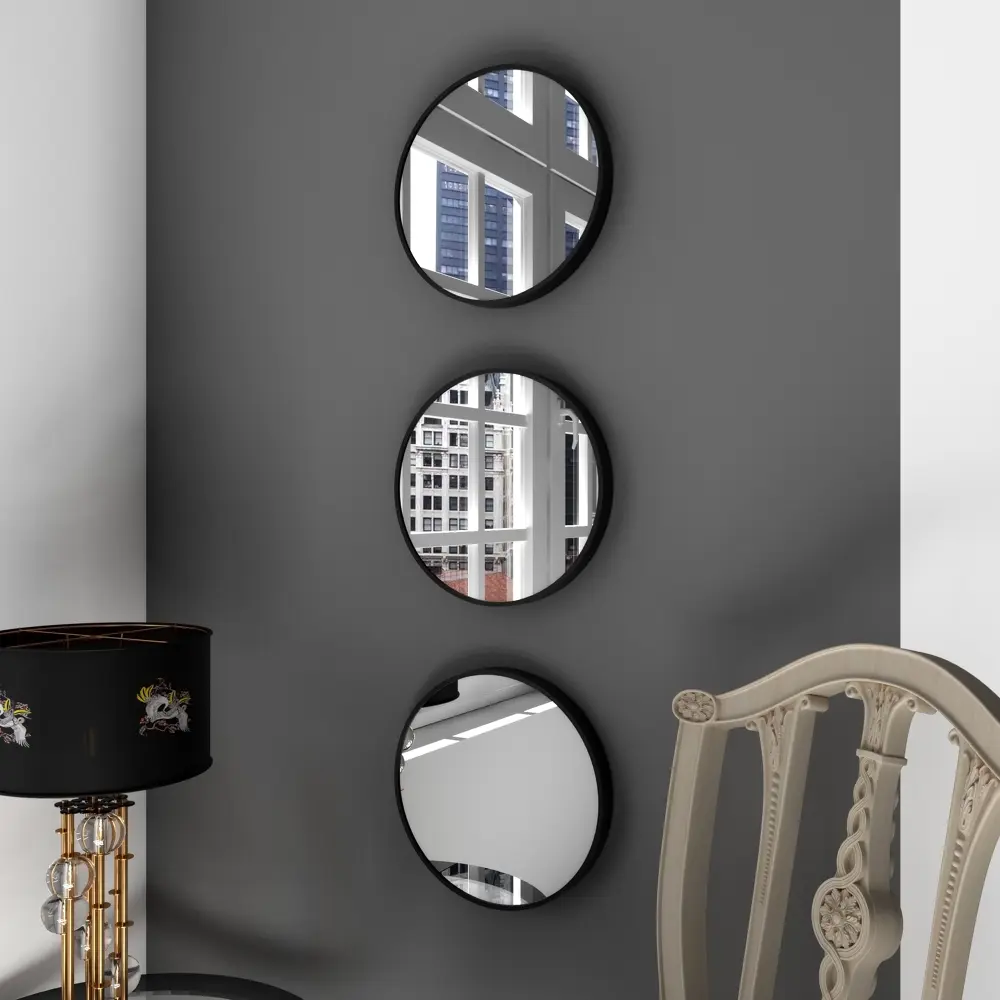 Зеркало Стиль 25 см цвет черный Santreyd Без серии STLM-2164685 - Вид №4