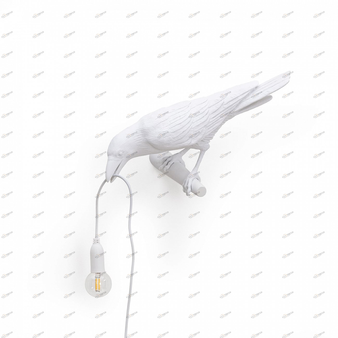 Светильник настенный белый Bird White Looking 14734 SELETTI  00-3882929 Белый 