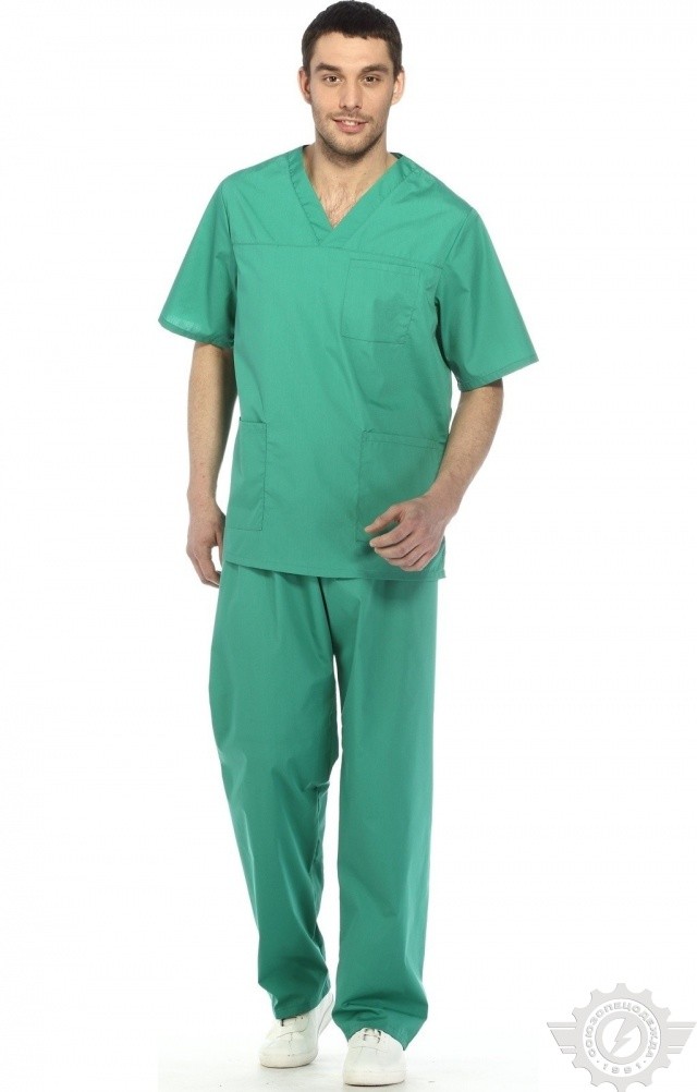 66146 Костюм "Спец" зеленый  Медицинская одежда  размер 44-46/170-176 Спецодежда  - Вид №8