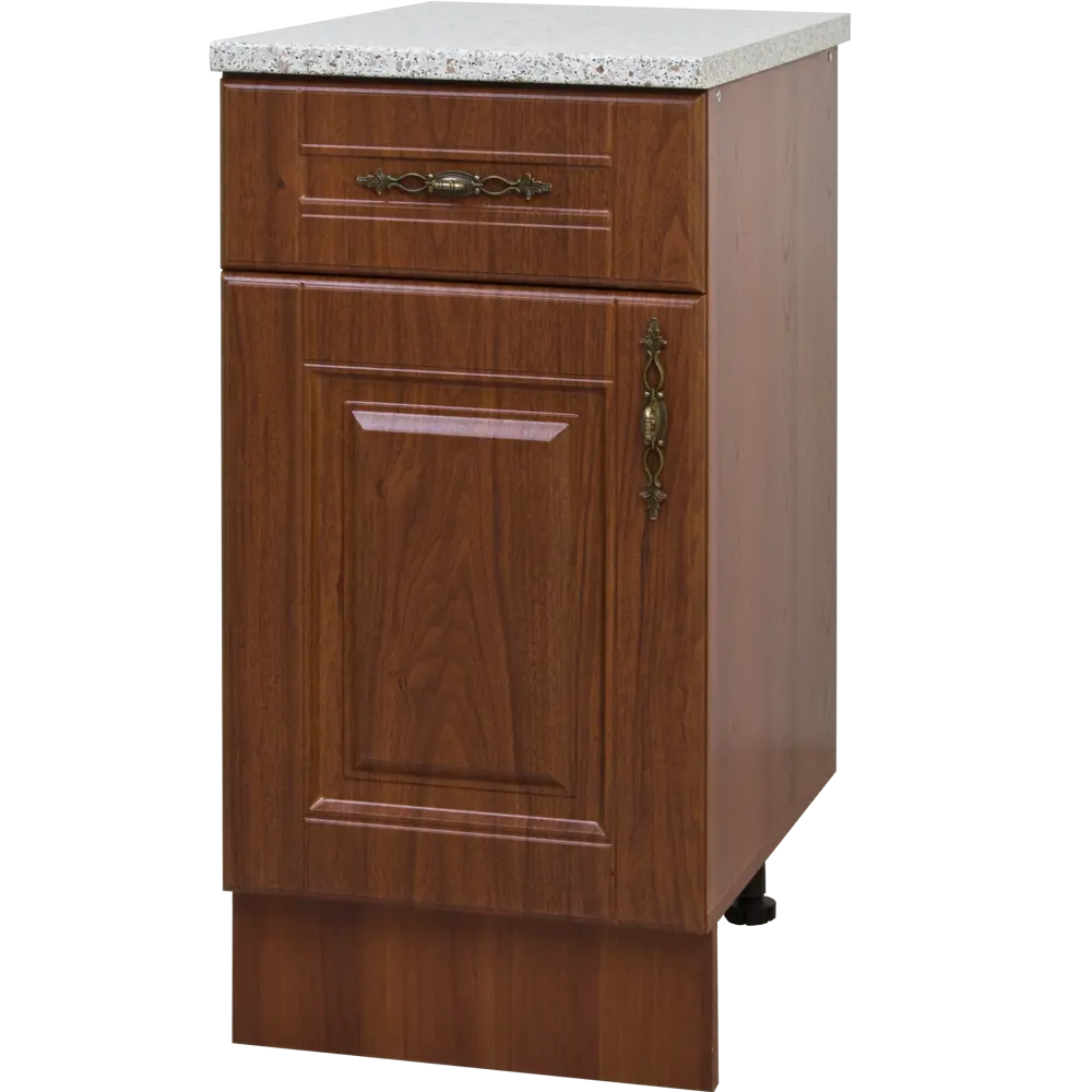 Шкаф напольный Орех с 1 ящиком 40x83.7x60 см ЛДСП цвет тёмный орех Santreyd STLM-2095783