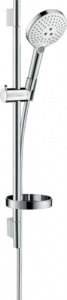 26632400 Raindance Select S Душевой набор 120 3jet EcoSmart 9 л / мин со штангой 65 см и мыльницей Hansgrohe