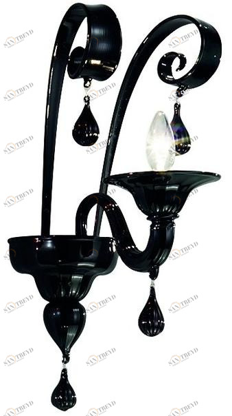 Rossini Illuminazione Настенный светильник из дутого стекла Caroline A.1032-1