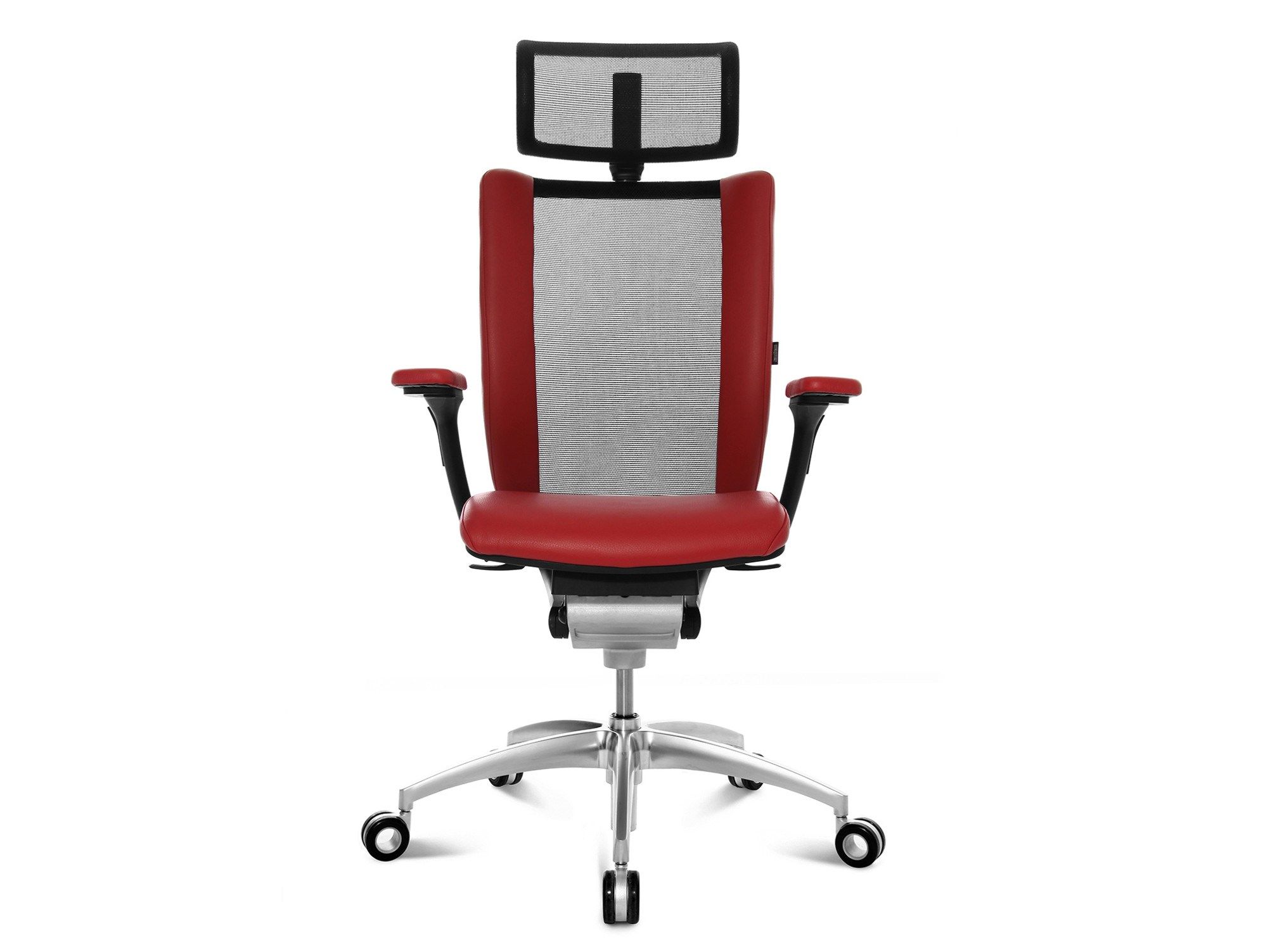 5-спицевое кожаное регулируемое по высоте офисное кресло Wagner ARCH-00085281 - Вид №6