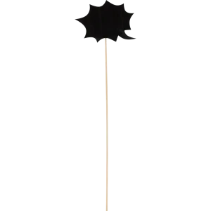 Топпер для растений меловой «Клякса» 10х7 см