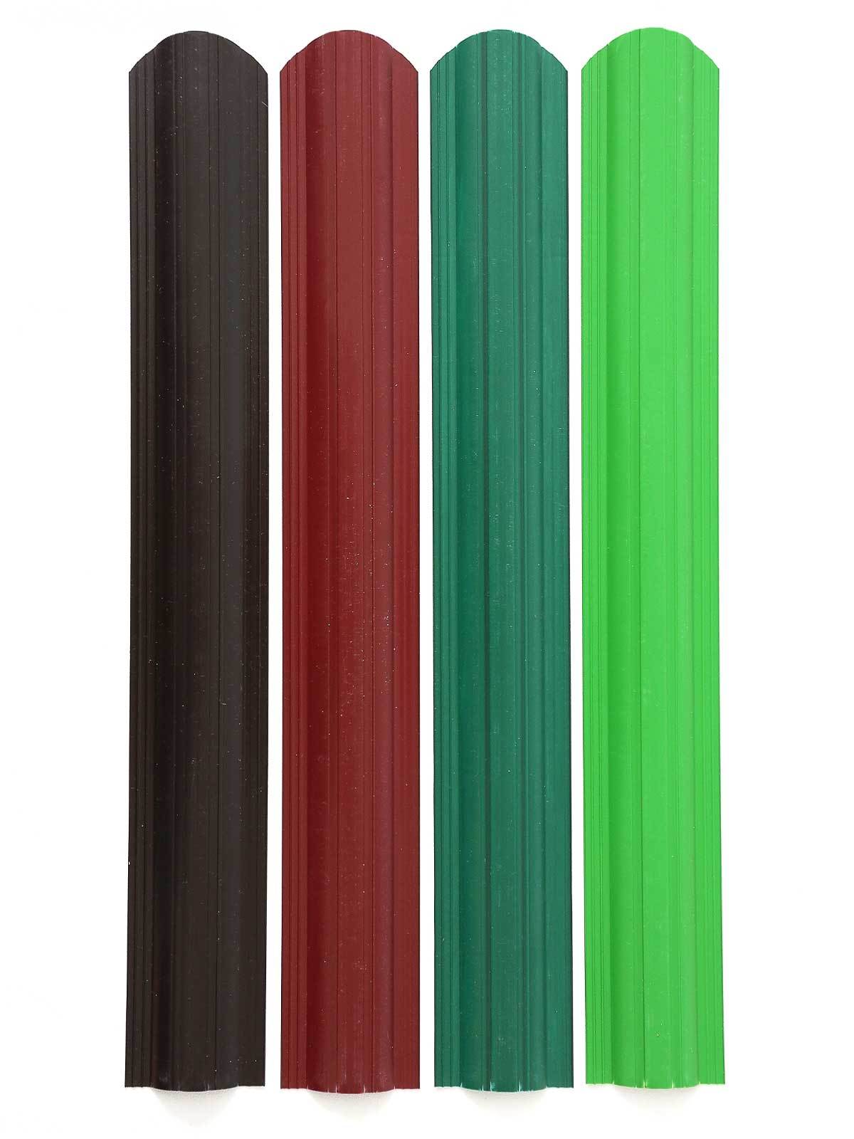 Штакетник пластиковый хаки RAL 6005 ГеоПластБорд GPBST-162 - Вид №5