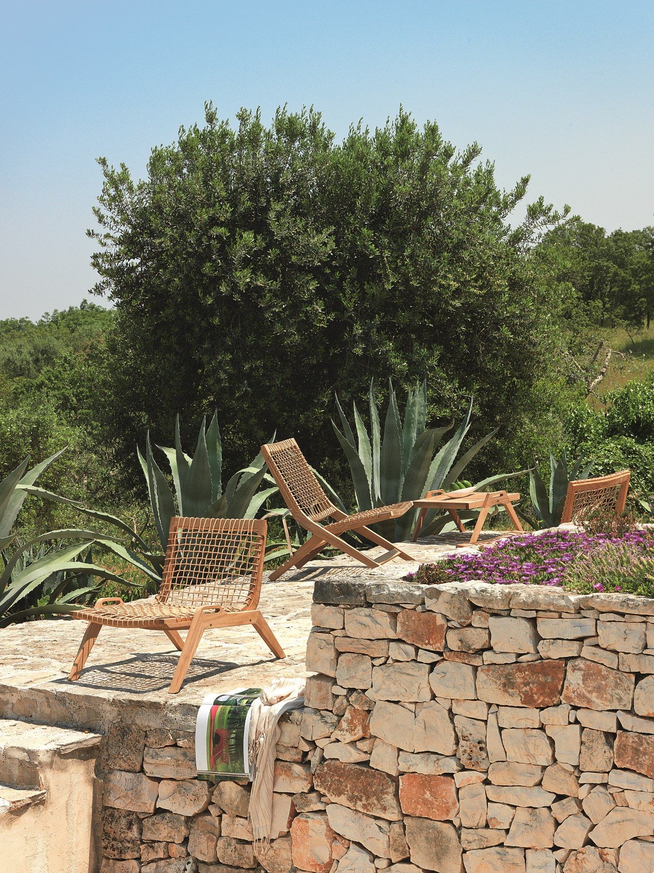 Садовое кресло из тикового дерева Unopiù Synthesis ARCH-00083070 - Вид №6