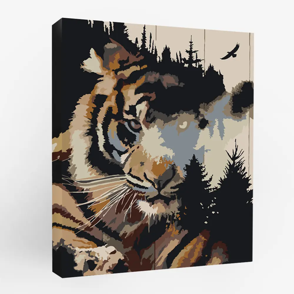 Картина по номерам Таежный хищник 40х50 см FBRUSH STLM-2111013 - Вид №1