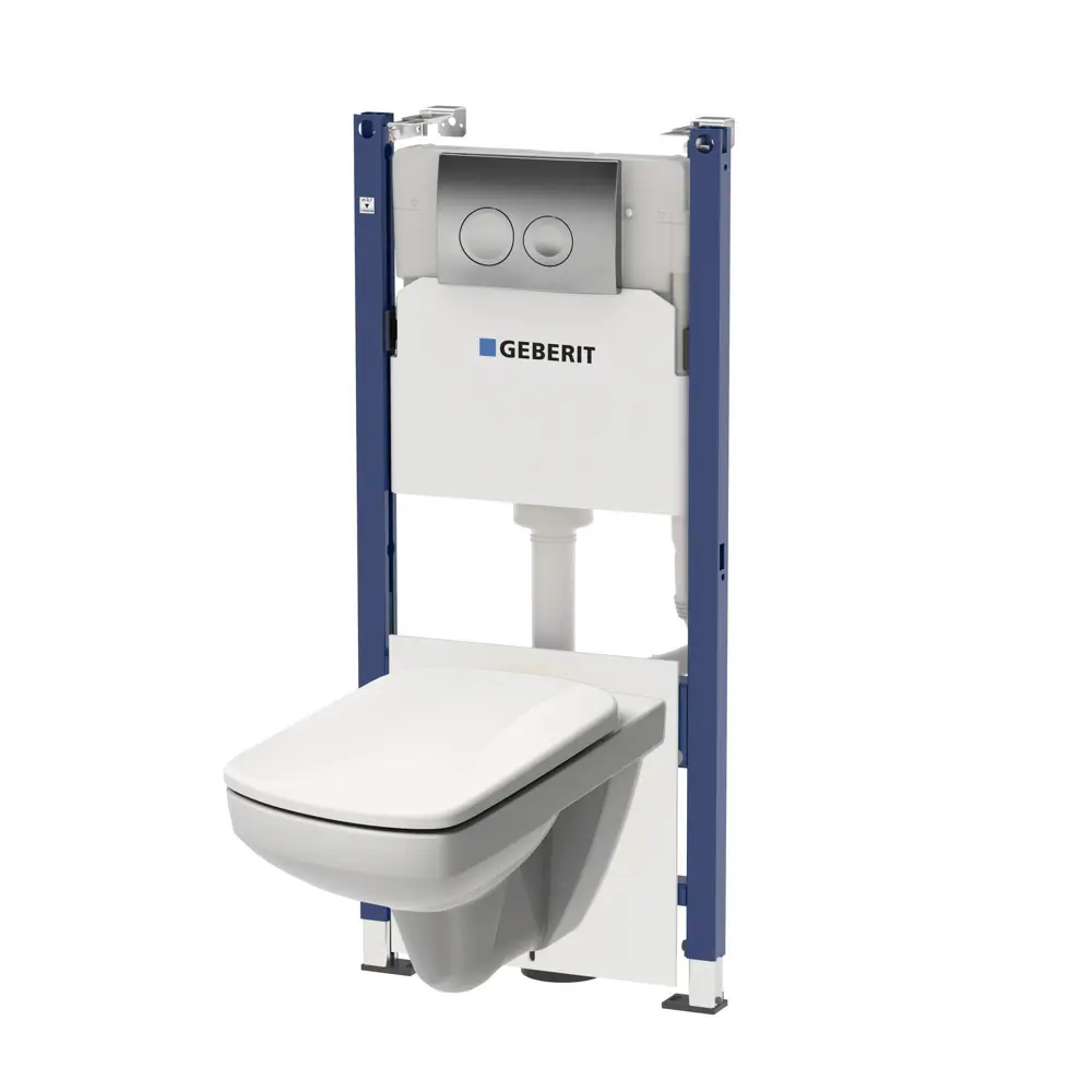 Комплект инсталляция унитаз кнопка Geberit Kolo Сет Selnova STLM-2131057