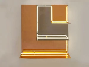 I + I Световые панели в стальных, медных и неоновых трубках