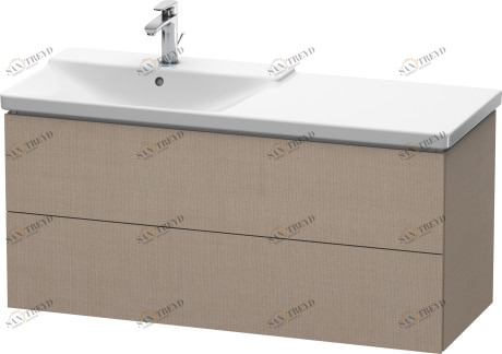 LC625407575 L-Cube Тумбочка подвесная Лен, декор Duravit