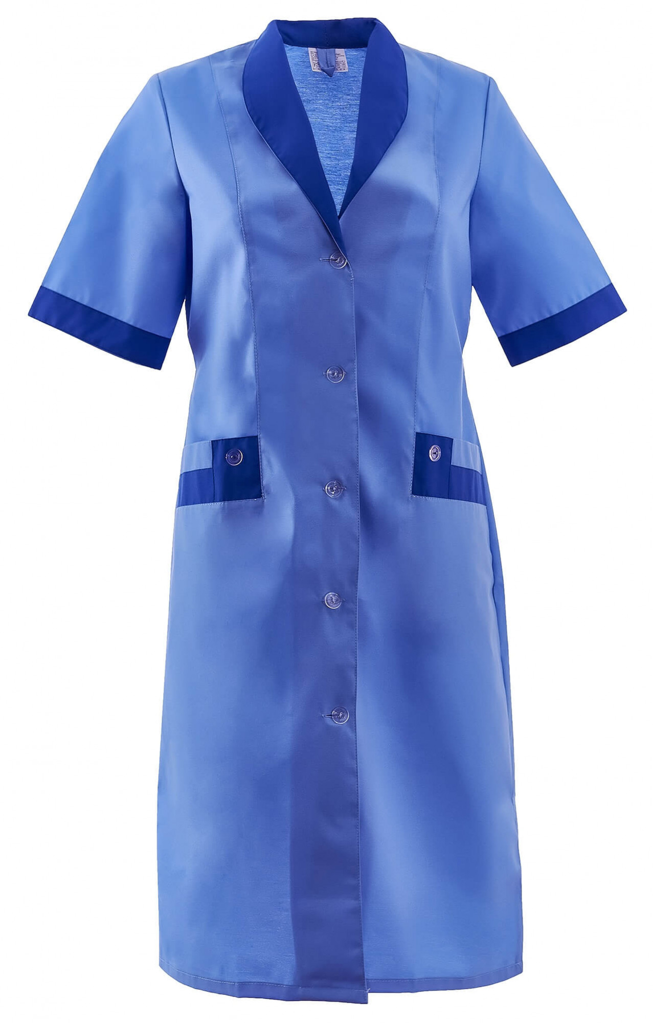 61744 Халат "Радуга" короткий рукав  Одежда для обслуживающего персонала  размер 44 Спецодежда 