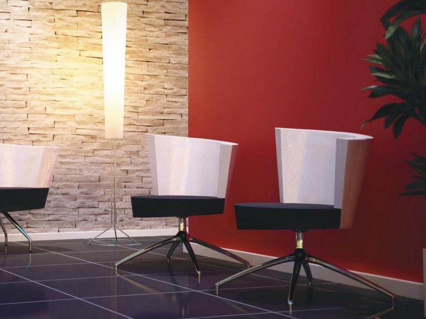 TALIN Поворотное кресло, обитое тканью с 4 спицами Elipse sun-id-1502658 - Вид №1