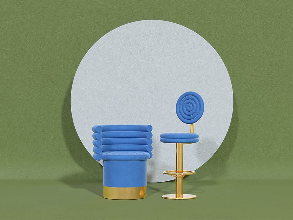 Мягкий стул для ресторана Essential Home Hollywood Glamour ARCH-00148714 - Вид №5