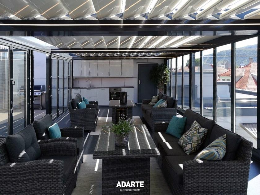 ADARTE Алюминиевая пергола и выдвижные изоляционные панели sun-id-1416296 - Вид №5