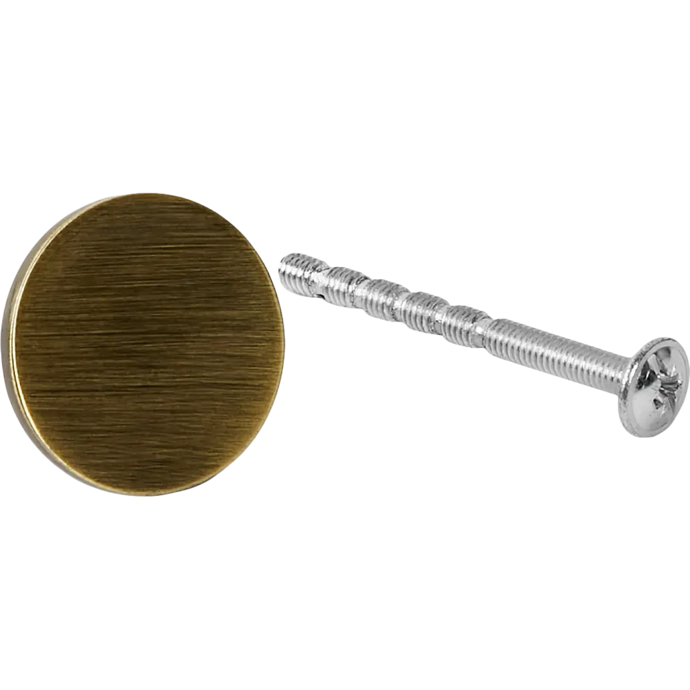 Мебельная ручка-кнопка KONSENSA Аян 28 мм матовая бронзовая STLM-2190897 - Вид №3