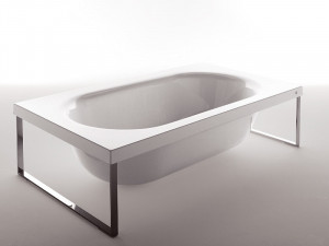 1KBT8BI0CRCR Отдельностоящая ванна  Kos by Zucchetti Kaos