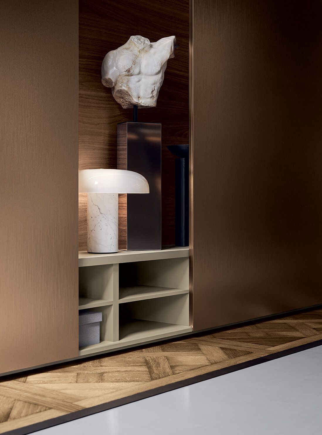 Деревянная оборудованная стена со встроенным освещением Kico Living Systems ARCH-00032283 - Вид №2