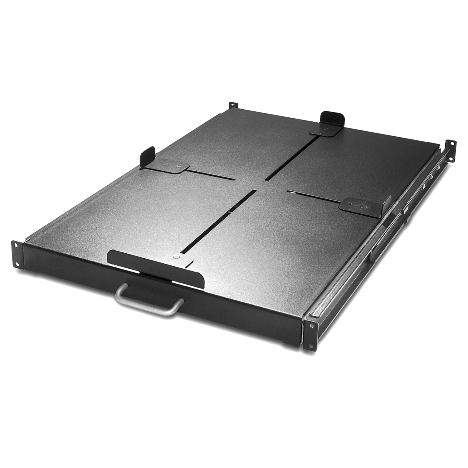 AR8128BLK Усиленная выдвижная полка, до 91кг, 1U, черная Schneider Electric 