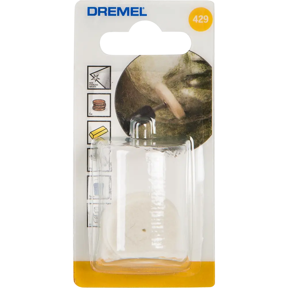 Насадка для чистки и полировки Dremel 429 STLM-2007556 - Вид №2