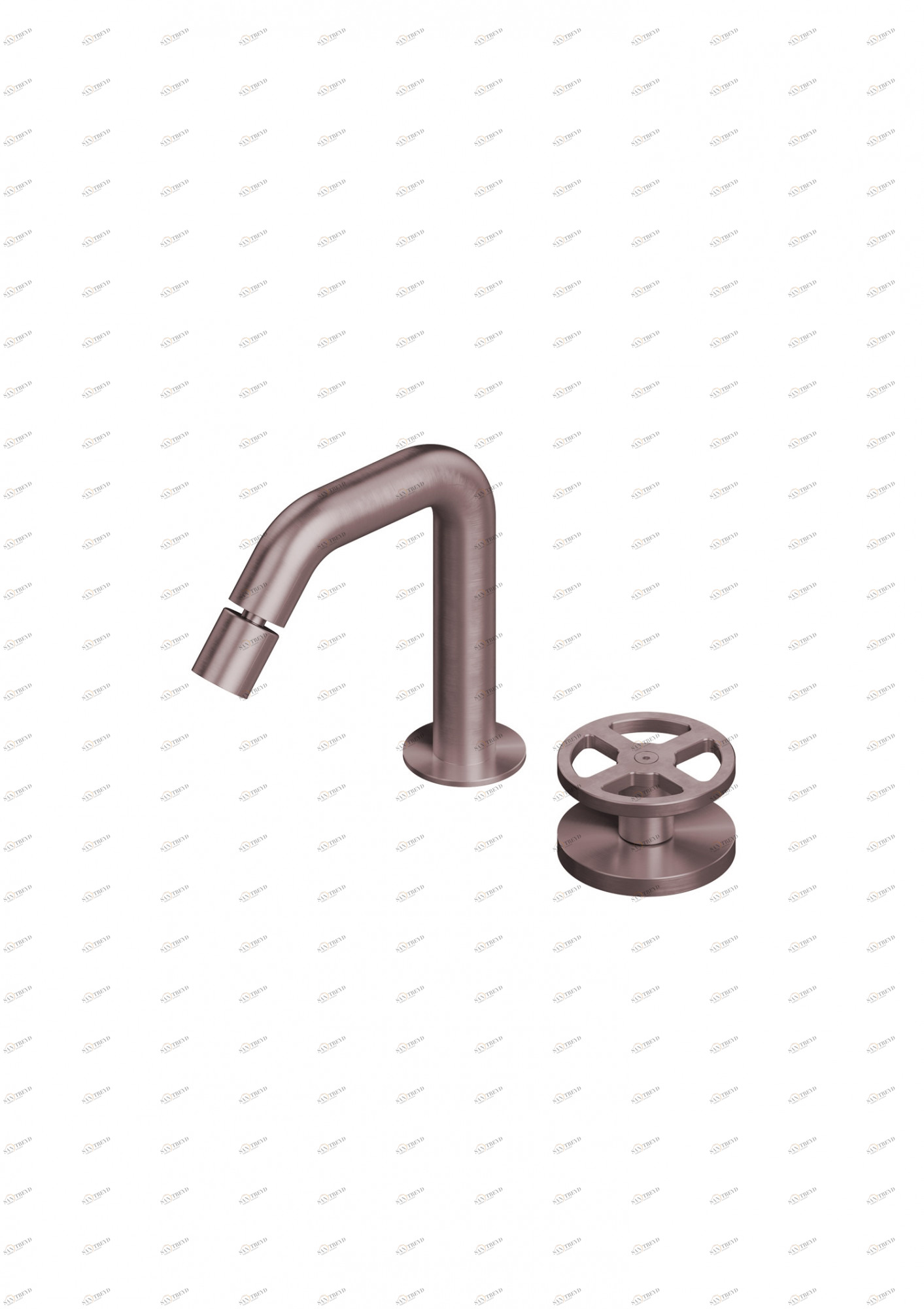 Valvola02. 20 37. Смеситель для биде Quadrodesign