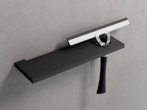 NOVELLINI Металлическая полка для ванной с дверцей ракеля Frame