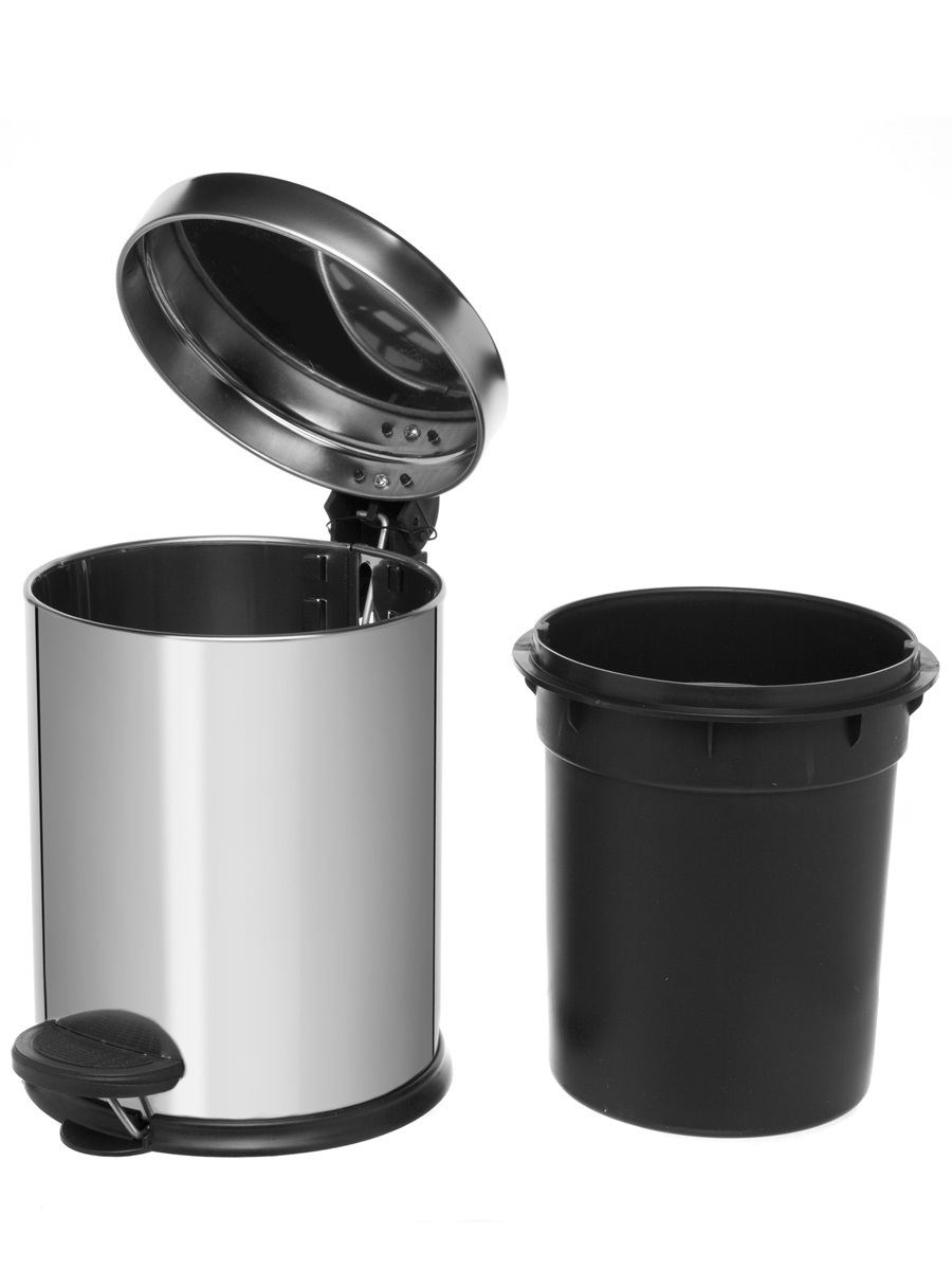 Вёдра с педалью и крышкой Cassiopea 3L Mini Chrome NAVAKO 11500 - Вид №2