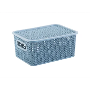 Корзинка Violet Вязь для организации пространства в стиле голубая норка 86710693